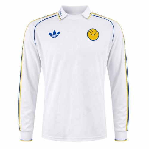 Retro Leeds United Home 2024 2025 Long Sleeve
