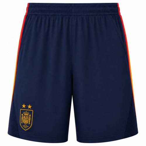 Spain Home Football Shorts 2026 2 star
