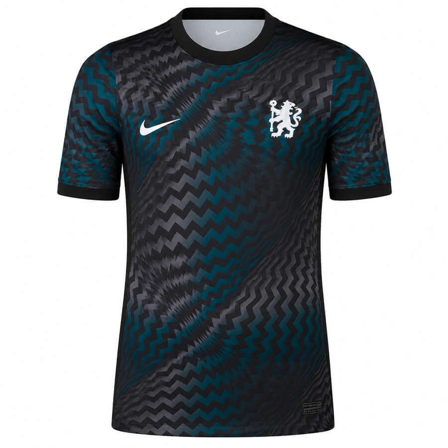 Chelsea Goalkeeper Football Shirt 26 27 - Black