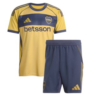 Boca Juniors Away Kids Football Kit 25 26