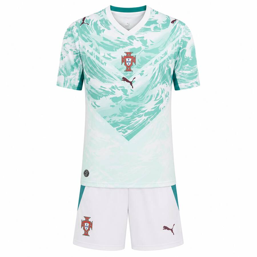 Portugal Away Kids Football Kit 2026