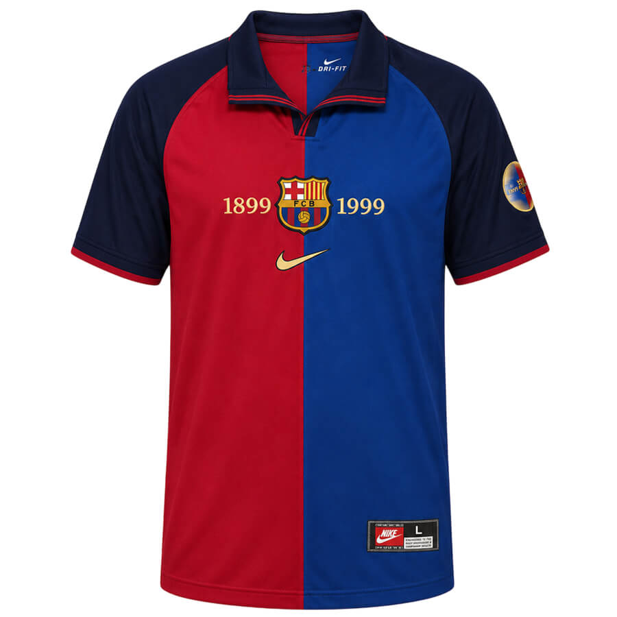 Barcelona Home 1999 Centenary Football Shirt