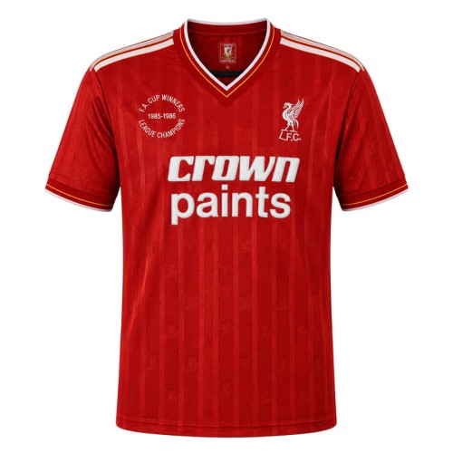 Liverpool Home Double Winners 1985 1986 Football Shirt