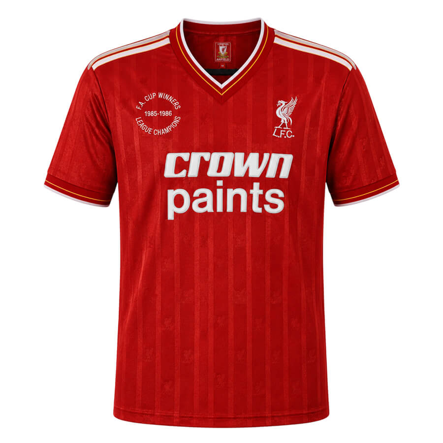 Liverpool Home Double Winners 1985 1986 Football Shirt