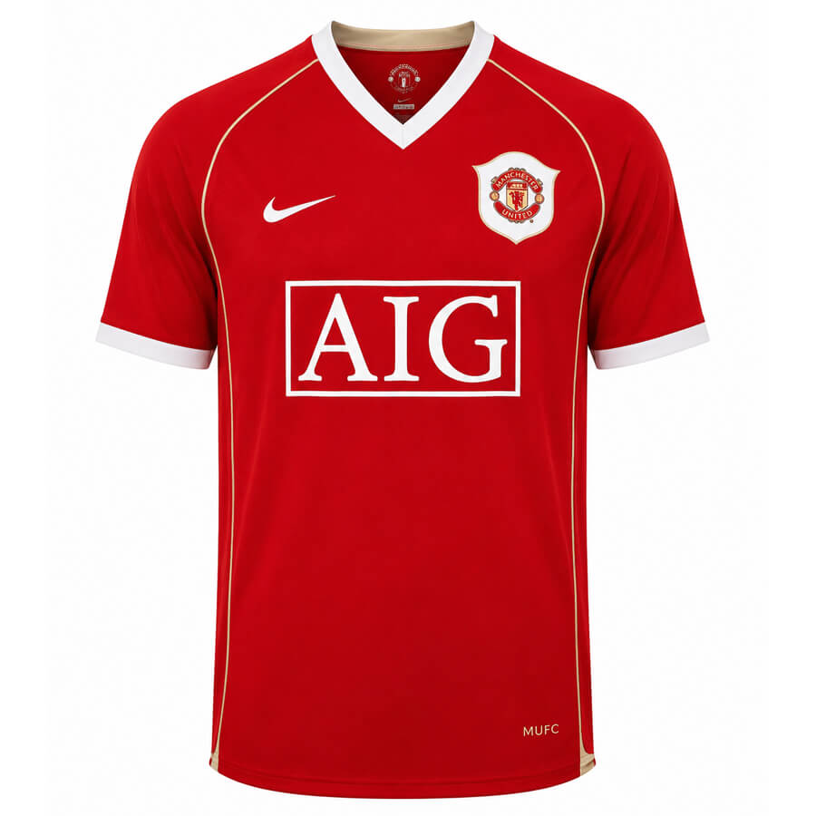 Manchester United Home 2006 2007 Football Shirt