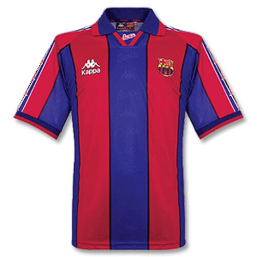 Retro Barcelona Home Football Shirt 96 97