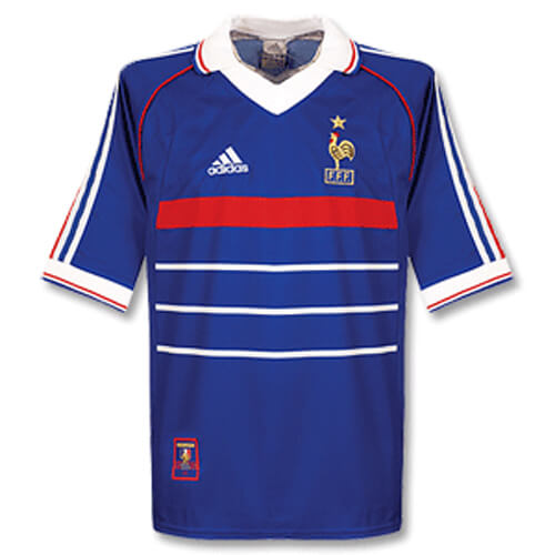 Retro France Home Football Shirt 1998 