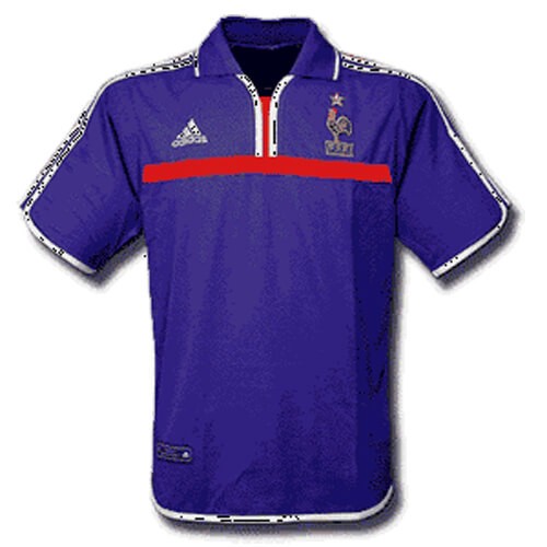Retro France Home 2000 Football Shirt