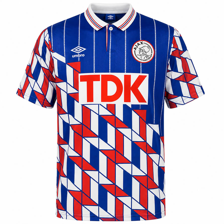 Ajax Away 1988 1989 Football Shirt