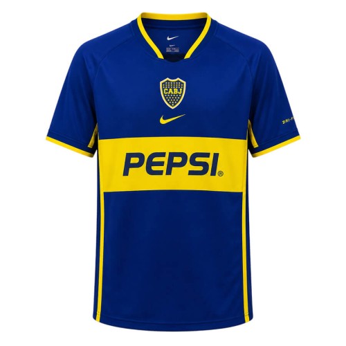Boca Juniors Home 2002 2003 Football Shirt