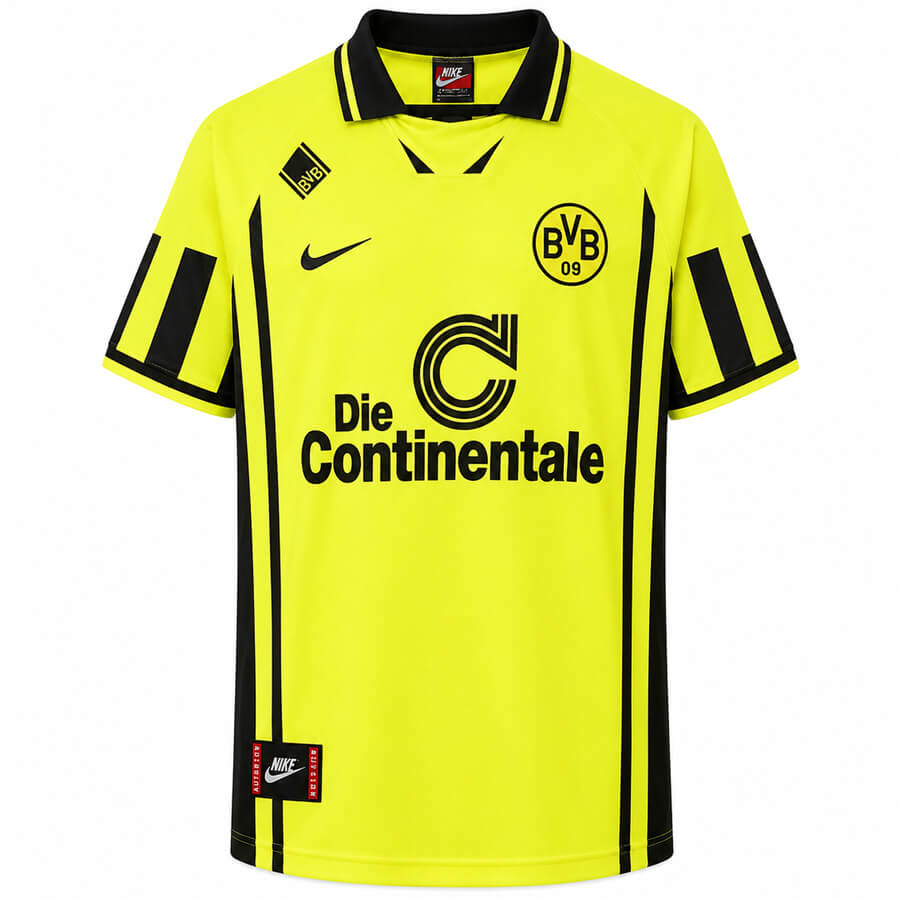 Borussia Dortmund Home 1996 Football Shirt