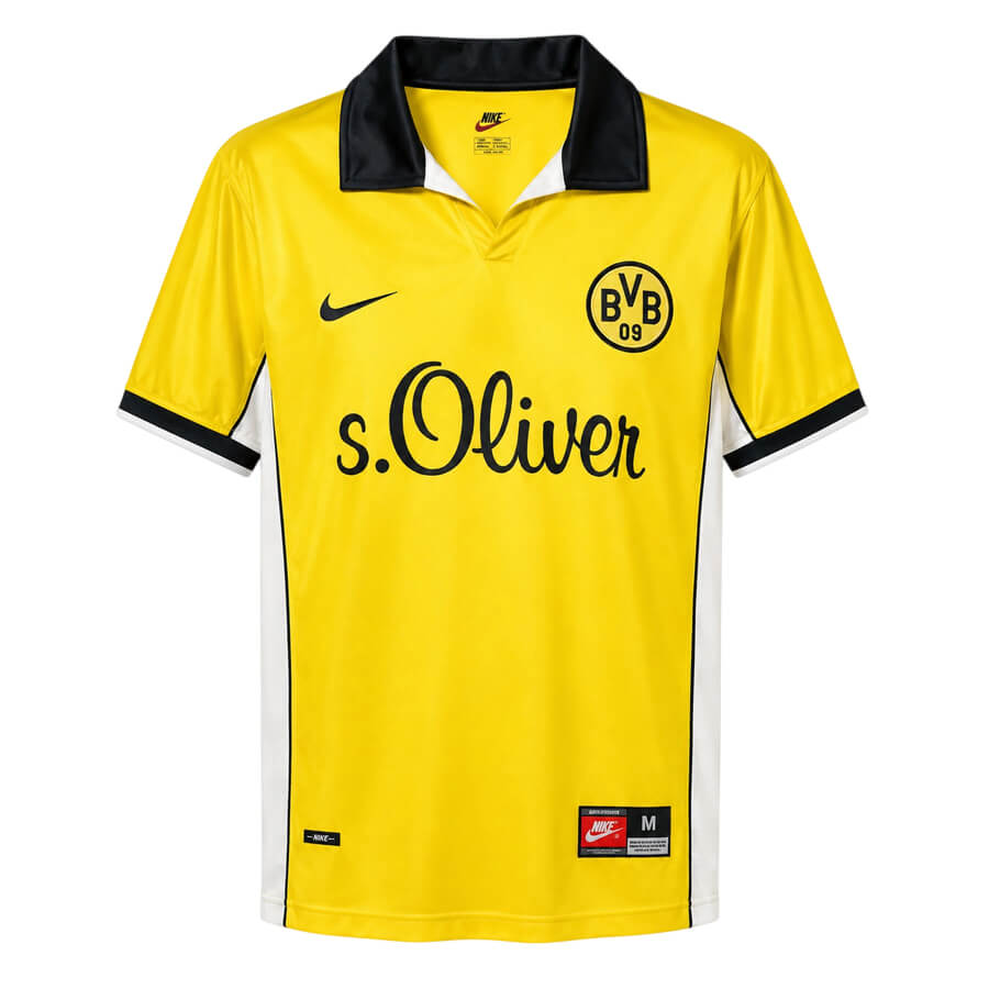 Borussia Dortmund Home 1998 Football Shirt