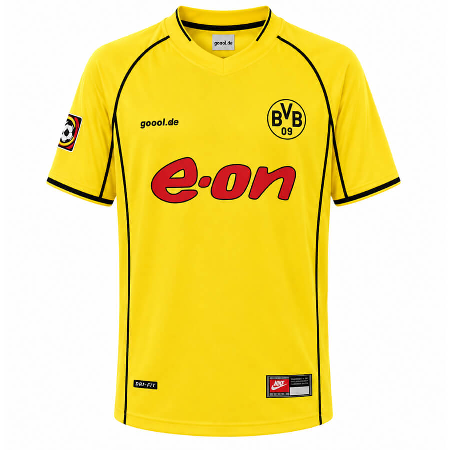 Borussia Dortmund Home 2002 Football Shirt