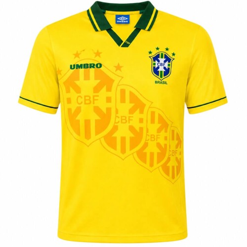 Brazil Home 1996 Football Shirt