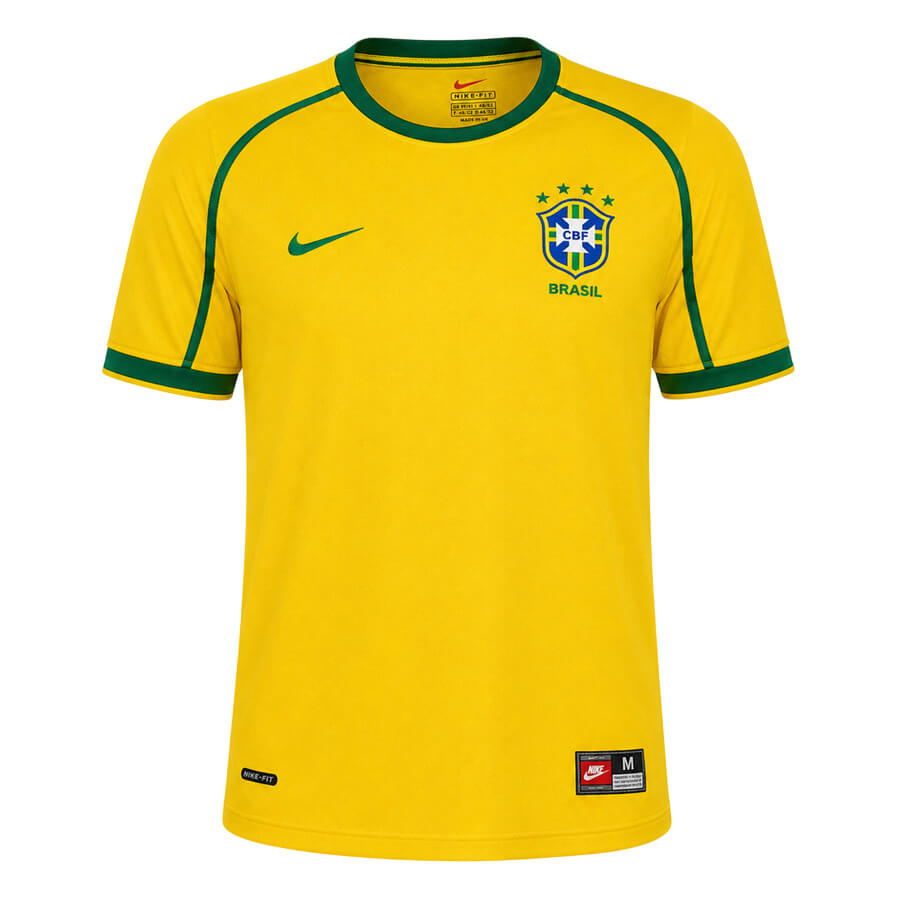 Brazil Home 1998 Football Shirt