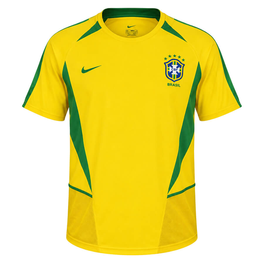 Brazil Home 2002 Football Shirt
