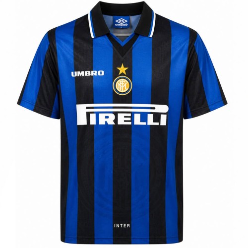 Inter Milan Home 1997 1998 Football Shirt