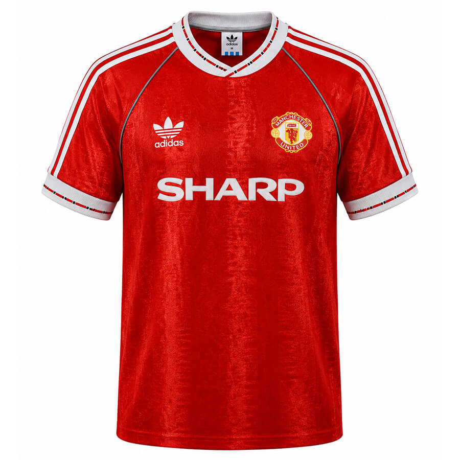 Manchester United Home 1990 Football Shirt