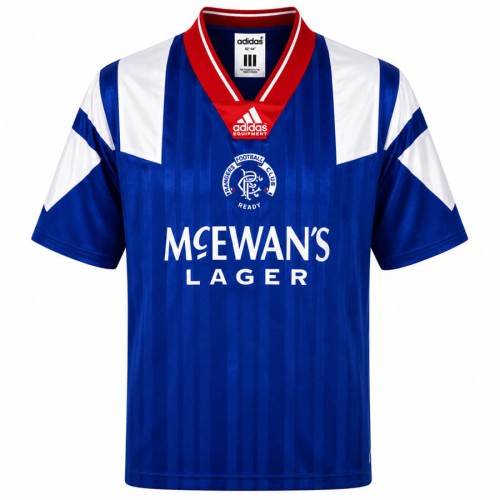 Rangers Home 1992 1994 Football Shirt