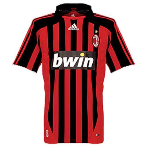 Retro AC Milan Home Football Shirt 07/08 - SoccerLord