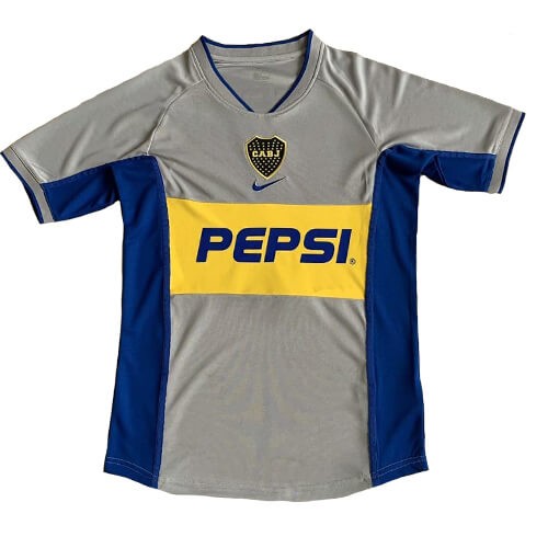 Retro Boca Juniors Third Football Shirt 02 03