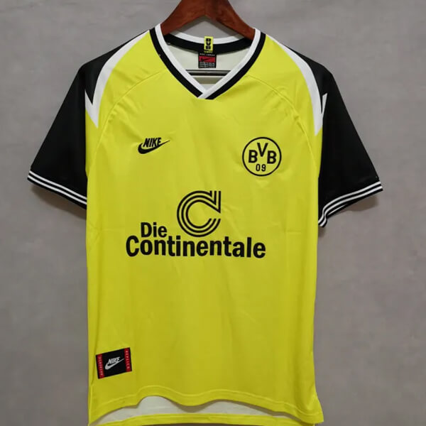 Retro Borussia Dortmund Home Football Shirt 1995