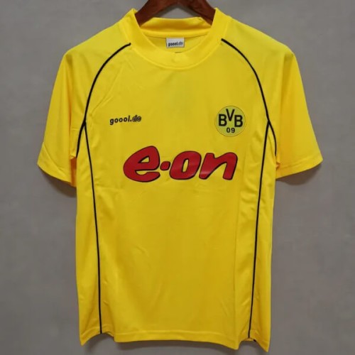 Retro Borussia Dortmund Home Football Shirt 2002