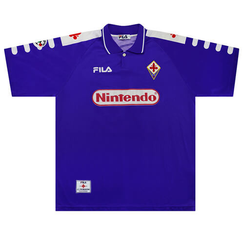 Retro Fiorentina Home Football Shirt 98 