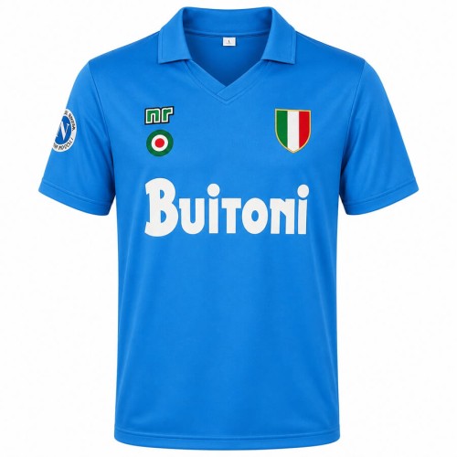 Retro Napoli Home 1987 1988 Football Shirt