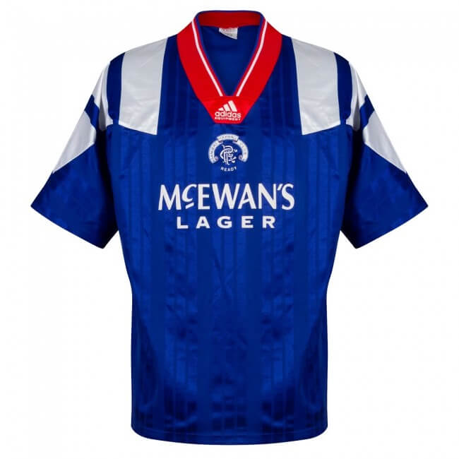 Retro Rangers Home Football Shirt 92/94 