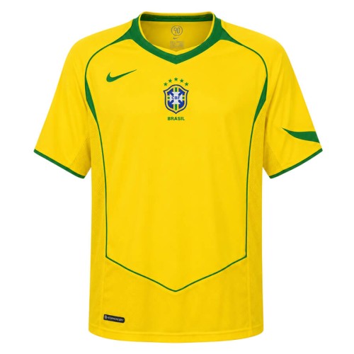Brazil Home 2004 Football Shirt