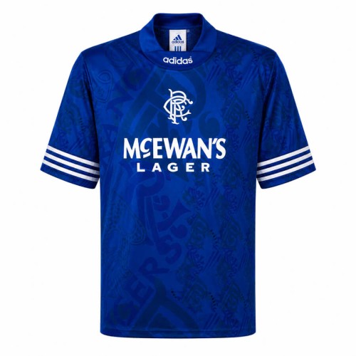 Rangers Home 1995 1996 Football Shirt