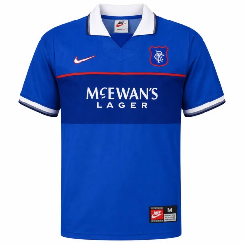 Rangers Home 1997 1998 Football Shirt
