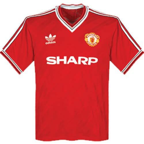 Retro Manchester United Home Football Shirt 1986