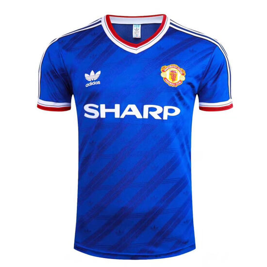 Vintage Manchester United 1984-1986 Away football Adidas retro shirt size  Kids