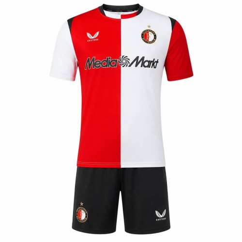 Feyenoord Home Kids Football Kit 26 27