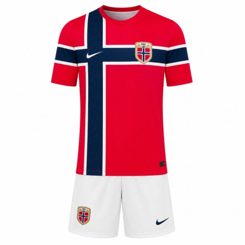 Norway Home Kids Football Kit 2026