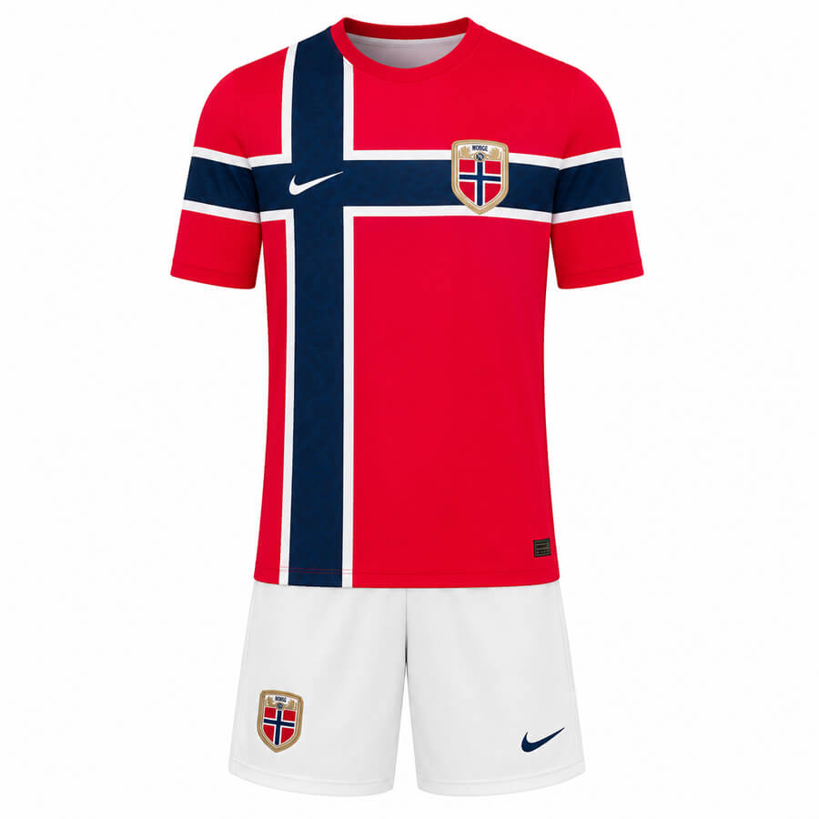 Norway Home Kids Football Kit 2026