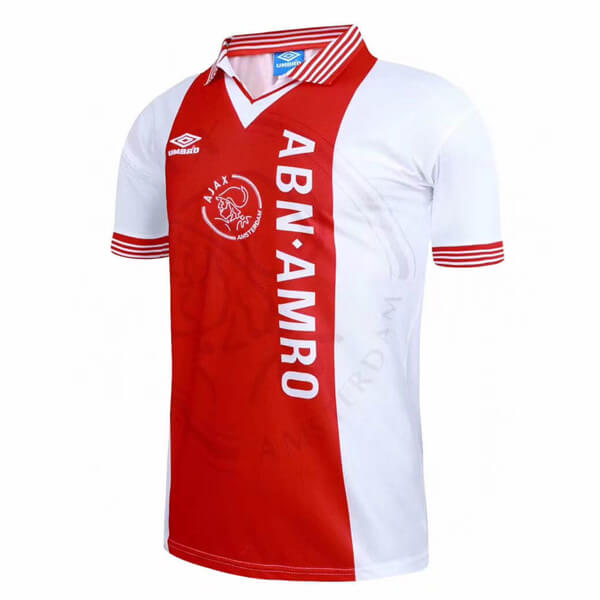 Legende Bruin Boekhouder Retro Ajax Home Football Shirt 95/96 - SoccerLord