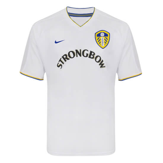 Retro Leeds United Home Football Shirt 