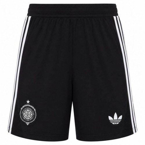 Celtic Away Football Shorts 26 27 - Black