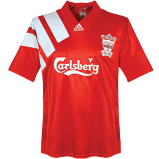 Retro Liverpool Home Football Shirt 1992