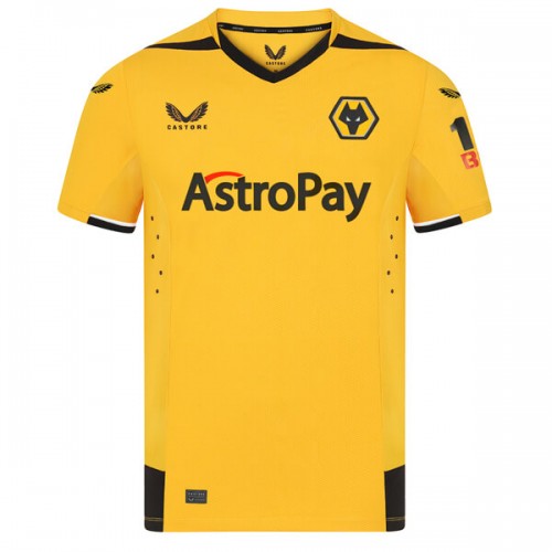 Wolverhampton Wanderers Home Player Version Football Shirt 22 23