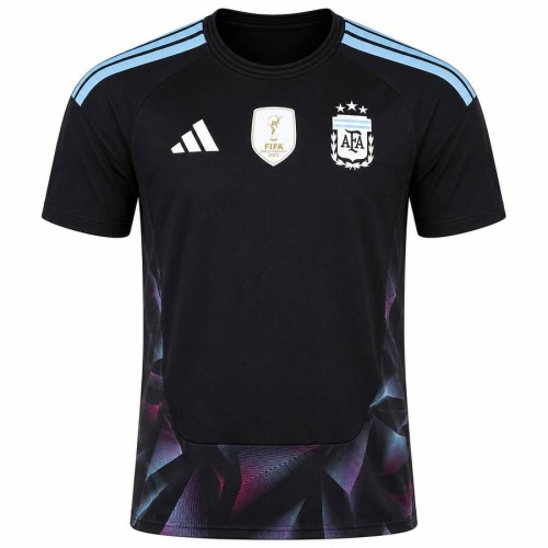 Argentina Goalkeeper Football Top Black