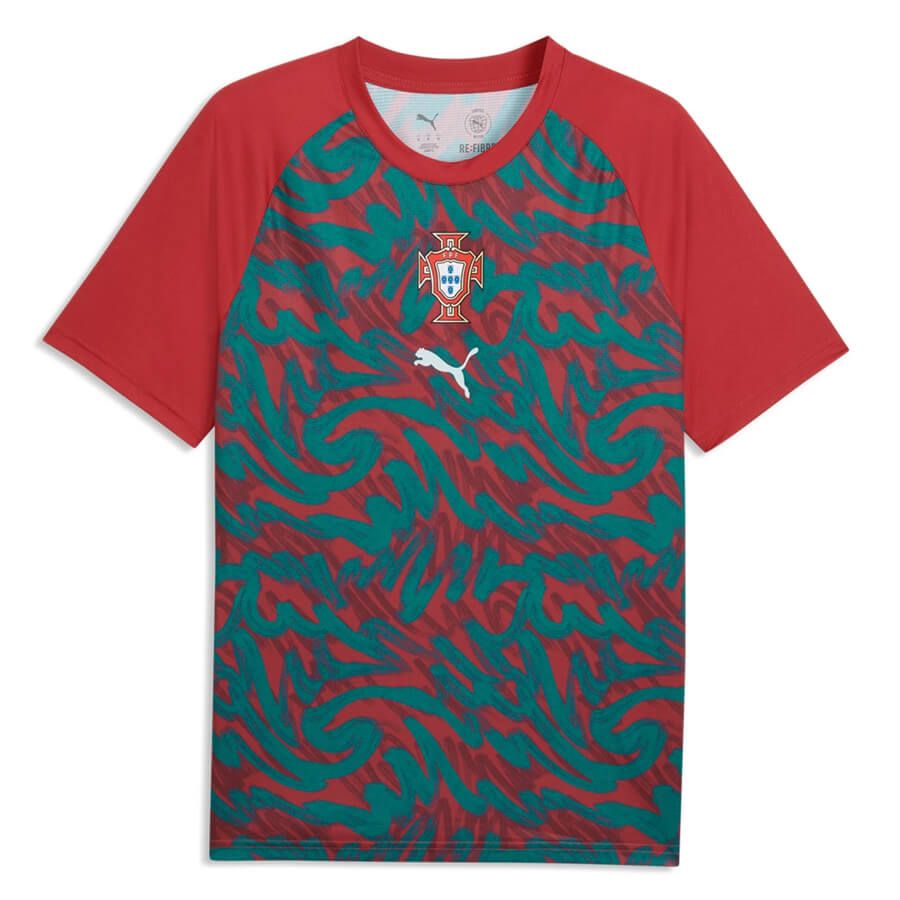 Portugal Pre Match Training Football Top - Red