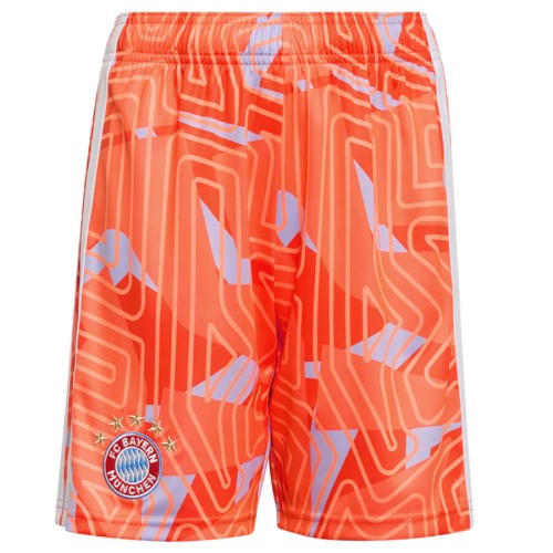 Bayern Munich Goalkeeper Football Shorts 26 27 Orange