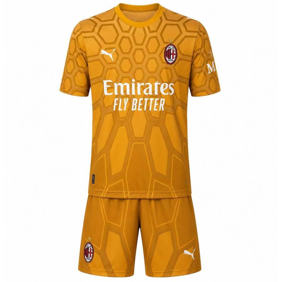 AC Milan Goalkeeper Kids Football Kit 26 27