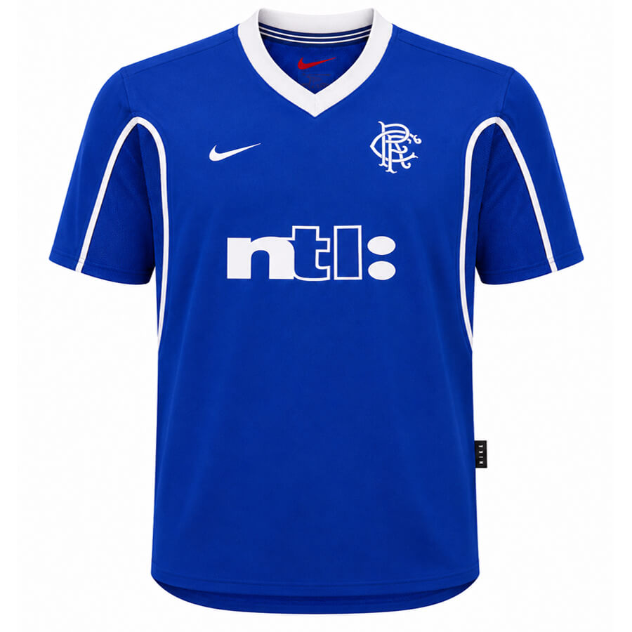 Rangers Home 1999 2001 Football Shirt