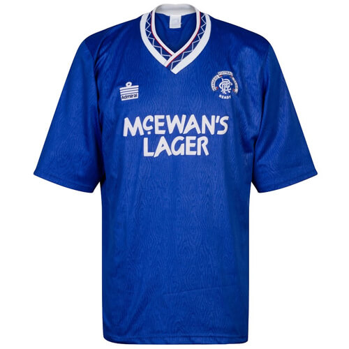 Retro Rangers Home Football Shirt 90 92