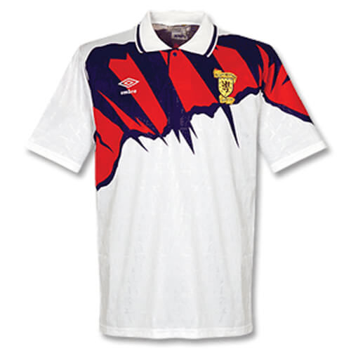 Retro Scotland Away Football Shirt 91 93
